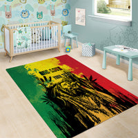 Legend Bob Personalized Area Rug Reggae Grunge LT7 - Wonder Print Shop
