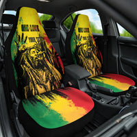 Legend Bob Personalized Car Seat Cover Reggae Grunge LT7 - Wonder Print Shop