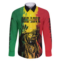 Legend Bob Personalized Family Matching Long Sleeve Bodycon Dress and Hawaiian Shirt Reggae Grunge LT7 - Wonder Print Shop