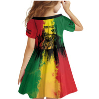 Legend Bob Personalized Family Matching Mermaid Dress and Hawaiian Shirt Reggae Grunge LT7 - Wonder Print Shop