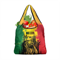 Bob Marley Personalized Grocery Bag Reggae Grunge