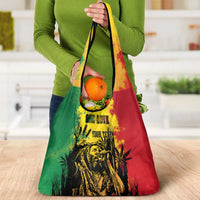 Bob Marley Personalized Grocery Bag Reggae Grunge