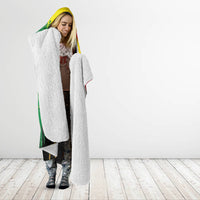 Bob Marley Personalized Hooded Blanket Reggae Grunge