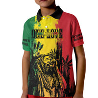 Legend Bob Personalized Kid Polo Shirt Reggae Grunge - Wonder Print Shop
