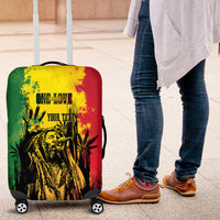 Legend Bob Personalized Luggage Cover Reggae Grunge - Wonder Print Shop