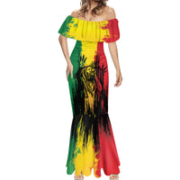 Legend Bob Personalized Mermaid Dress Reggae Grunge - Wonder Print Shop