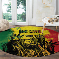 Bob Marley Personalized Round Carpet Reggae Grunge