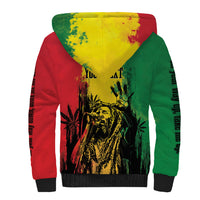 Legend Bob Personalized Sherpa Hoodie Reggae Grunge - Wonder Print Shop