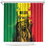 Bob Marley Personalized Shower Curtain Reggae Grunge