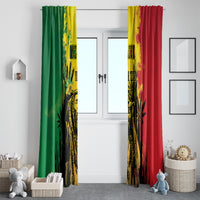 Legend Bob Personalized Window Curtain Reggae Grunge - Wonder Print Shop