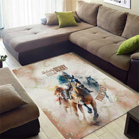 Personalised Kentucky Horse Racing Area Rug 151st Anniversary LT7