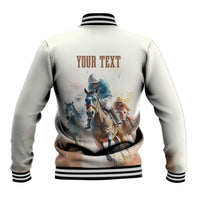 Personalised Kentucky Horse Racing Baseball Jacket 151st Anniversary LT7