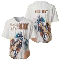 Personalised Kentucky Horse Racing Baseball Jersey 151st Anniversary LT7