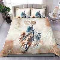 Personalised Kentucky Horse Racing Bedding Set 151st Anniversary LT7