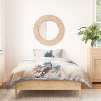 Personalised Kentucky Horse Racing Bedding Set 151st Anniversary LT7