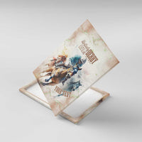 Personalised Kentucky Horse Racing Canvas Wall Art 151st Anniversary LT7