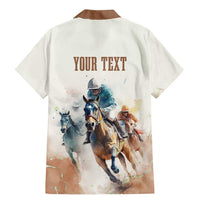 Personalised Kentucky Horse Racing Family Matching Mermaid Dress and Hawaiian Shirt 151st Anniversary LT7