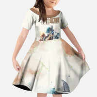 Personalised Kentucky Horse Racing Family Matching Off Shoulder Maxi Dress and Hawaiian Shirt 151st Anniversary LT7