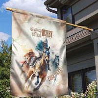 Personalised Kentucky Horse Racing Garden Flag 151st Anniversary LT7