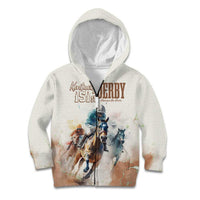 Personalised Kentucky Horse Racing Kid Hoodie 151st Anniversary LT7