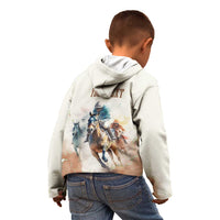 Personalised Kentucky Horse Racing Kid Hoodie 151st Anniversary LT7