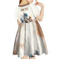 Personalised Kentucky Horse Racing Kid Short Sleeve Dress 151st Anniversary LT7