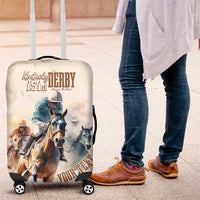 Personalised Kentucky Horse Racing Luggage Cover 151st Anniversary LT7