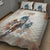 Personalised Kentucky Horse Racing Quilt Bed Set 150th Anniversary