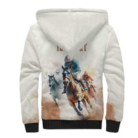 Personalised Kentucky Horse Racing Sherpa Hoodie 151st Anniversary LT7