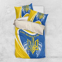 Ukraine Stylized Tryzub Bedding Set Slava Ukraini