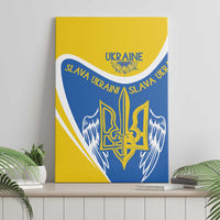 Ukraine Stylized Tryzub Canvas Wall Art Slava Ukraini