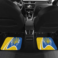 Ukraine Stylized Tryzub Car Mats Slava Ukraini