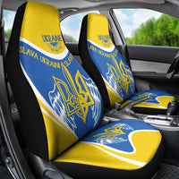 Ukraine Stylized Tryzub Car Seat Cover Slava Ukraini