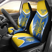 Ukraine Stylized Tryzub Car Seat Cover Slava Ukraini