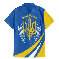 Ukraine Stylized Tryzub Family Matching Mermaid Dress and Hawaiian Shirt Slava Ukraini