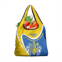 Ukraine Stylized Tryzub Grocery Bag Slava Ukraini