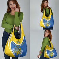 Ukraine Stylized Tryzub Grocery Bag Slava Ukraini