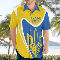 Ukraine Stylized Tryzub Hawaiian Shirt Slava Ukraini