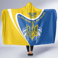 Ukraine Stylized Tryzub Hooded Blanket Slava Ukraini