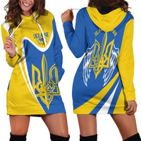 Ukraine Stylized Tryzub Hoodie Dress Slava Ukraini