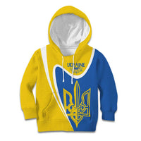 Ukraine Stylized Tryzub Kid Hoodie Slava Ukraini