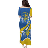 Ukraine Stylized Tryzub Puletasi Slava Ukraini