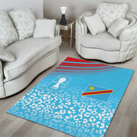 DR Congo WC2026 Guernsey Leopard Inspired Area Rug