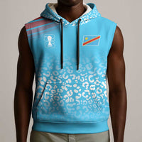 DR Congo WC2026 Custom Guernsey Leopard Inspired Sleeveless Hoodie