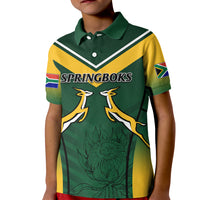 South Africa Rugby 2023 Kid Polo Shirt Bokke Champions - Wonder Print Shop