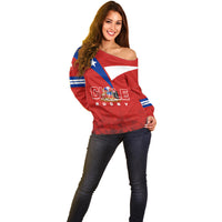Chile Rugby 2023 Off Shoulder Sweater Rising Star New History - Wonder Print Shop