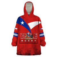 Chile Rugby 2023 Wearable Blanket Hoodie Rising Star New History - Wonder Print Shop