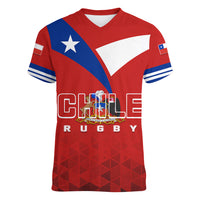Chile Rugby 2023 Women V Neck T Shirt Rising Star New History - Wonder Print Shop