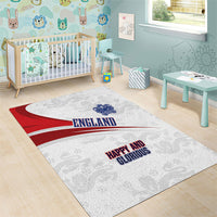 England Football WC2026 Area Rug Three Lions - Happy And Glorious