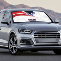 England Football WC2026 Auto Sun Shade Three Lions - Happy And Glorious